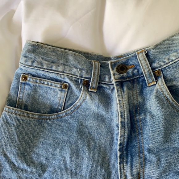 Vintage JeansWest High Waisted Denim Shorts - Picture 5 of 6